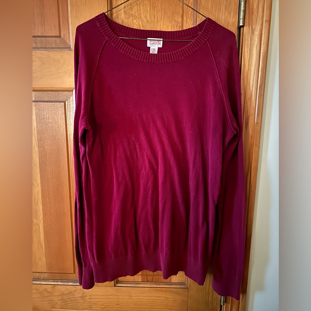 Red Mossimo (Target) Sweater